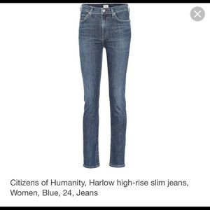 Citizens of Humanity Harlow high rise skinny